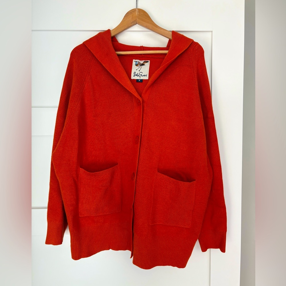 Lesley Evers Hooded Sweater Cardigan 1X